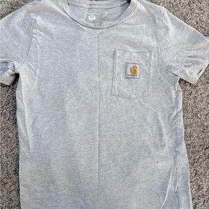Carhartt Kids Light Gray Pocket Tee